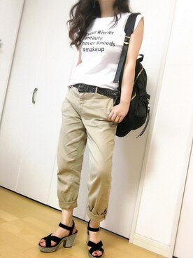 めるもさん（レディース・158cm）の夏コーディネート