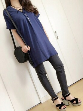 めるもさん(レディース・158cm)の夏コーディネート