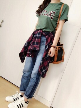 めるもさん（レディース・158cm）の秋コーディネート