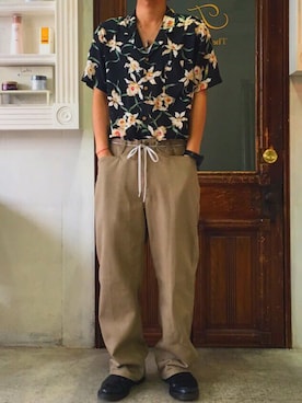 「ベンデイビス」｜「アイテム（アクセサリー）」を使った、TAKEさん（メンズ・173cm）の夏コーディネート