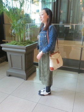 「Felisi（フェリージ）のアイテム」を使った、丸の内店スタッフさん（メンズ・156cm）の春コーディネート