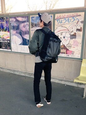 「スウエット」｜「アイテム（その他アウター）」を使った、じょあぞーさん（メンズ・175cm）の冬コーディネート