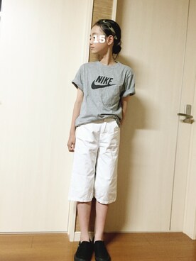 「アイテム（Tシャツ/カットソー）」を使った、hi_niさん（キッズ・140cm）の夏コーディネート