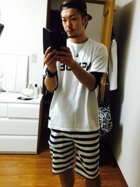 「417 EDIFICE（フォーワンセブンエディフィス）のアイテム（帽子）」を使った、Masahiro Inoueさん（メンズ・174cm）の春コーディネート