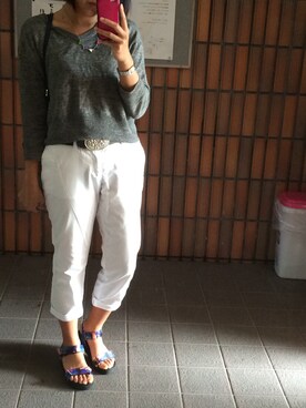 「ORiental TRaffic（オリエンタルトラフィック）の【再値下げ！SALE 50%OFF】【スポーツ系サンダル人気No1！】★スポーツサンダル★5203（サンダル）」を使った、zzzh15さん（レディース・157cm）の秋コーディネート