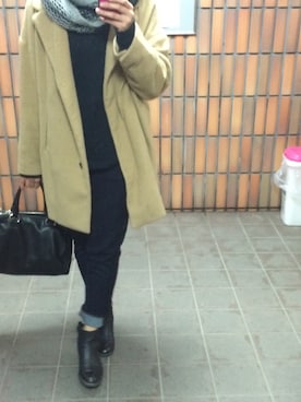 「ECCO（エコー）のアイテム（シューズ）」を使った、zzzh15さん（レディース・157cm）の冬コーディネート