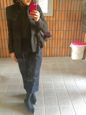 「ETHNOTEK（エスノテック）のアイテム」を使った、zzzh15さん（レディース・157cm）の冬コーディネート