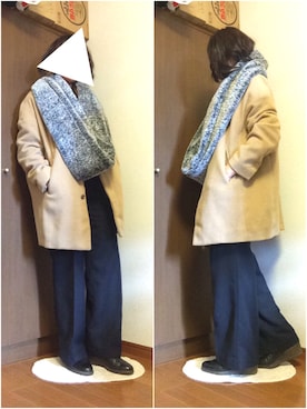 「ECCO（エコー）のアイテム（シューズ）」を使った、zzzh15さん（レディース・157cm）の冬コーディネート
