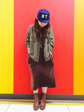 じゅんさん（レディース・150cm）の秋コーディネート