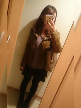 a  y  a○さん（レディース・153cm）の冬コーディネート