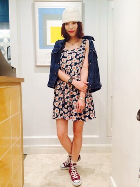 YUKINAさん（レディース・165cm）の夏コーディネート