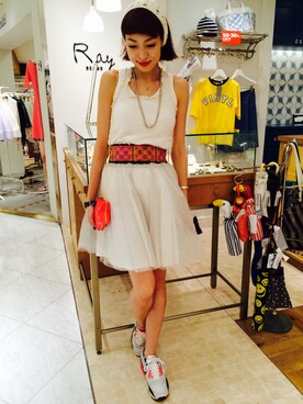 YUKINAさん（レディース・165cm）の夏コーディネート