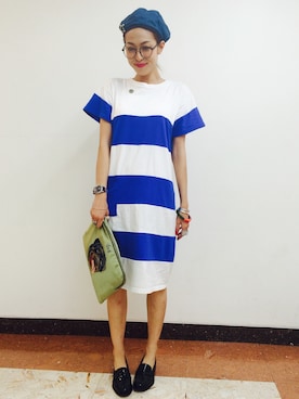 YUKINAさん（レディース・165cm）の夏コーディネート