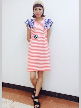 YUKINAさん(レディース・165cm)の夏コーディネート