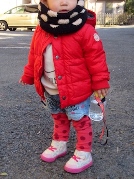 411mmさん(キッズ・80cm)の冬コーディネート