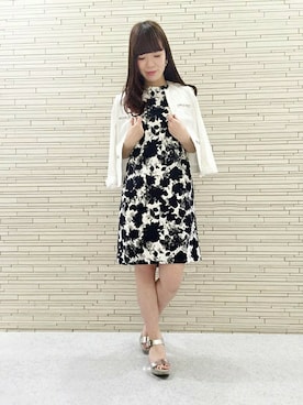 「La TOTALITE（ラトータリテ）のアイテム（ノーカラージャケット）」を使った、La TOTALITE Ikebukuroさん（レディース・158cm）の春コーディネート