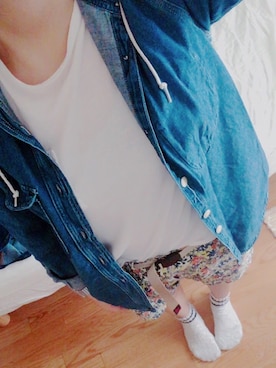 「FRED PERRY（フレッドペリー）のアイテム（アナログ腕時計）」を使った、natsuuuuuさん（レディース・153cm）の秋コーディネート