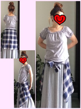 tomoさん（レディース・156cm）の夏コーディネート