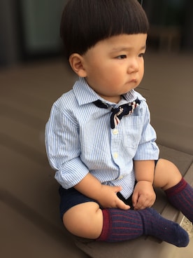 「発表会」｜「アイテム（その他）」を使った、tomoさん（キッズ・80cm）の秋コーディネート