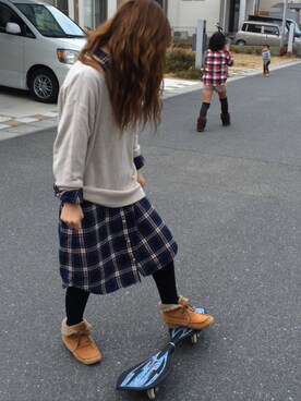 tomoさん（レディース・156cm）の冬コーディネート