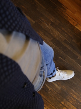 「LARDINI（ラルディーニ）のアイテム（その他アウター）」を使った、MUS1号さん（メンズ・173cm）の秋コーディネート