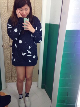 「PULL&BEAR（プルアンドベア）のアイテム（ワンピース）」を使った、Chungさん（レディース・168cm）の夏コーディネート
