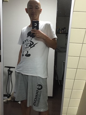 「DORCUS（ドウカス）のアイテム（パンツ）」を使った、TATSUYA"VENIX"NOGAMIさん（メンズ・166cm）の夏コーディネート
