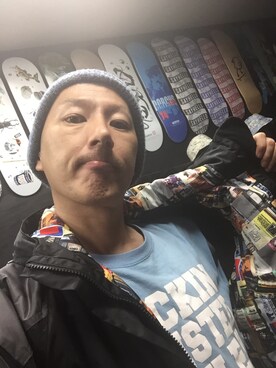 「DORCUS（ドウカス）のアイテム（トップス）」を使った、TATSUYA"VENIX"NOGAMIさん（メンズ・166cm）の秋コーディネート