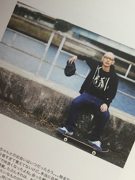 「DORCUS（ドウカス）のアイテム（パンツ）」を使った、TATSUYA"VENIX"NOGAMIさん（メンズ・166cm）の秋コーディネート