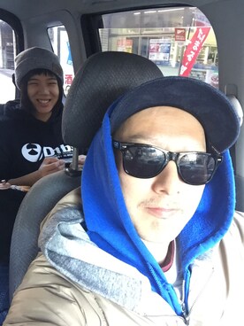 「AlexanderLeeChang（アレキサンダーリーチャン）のアイテム（パーカー）」を使った、TATSUYA"VENIX"NOGAMIさん（メンズ・166cm）の冬コーディネート
