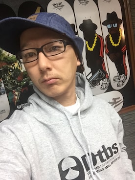 「DORCUS（ドウカス）のアイテム（トップス）」を使った、TATSUYA"VENIX"NOGAMIさん（メンズ・166cm）の冬コーディネート