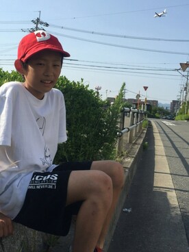 「shorts」｜「アイテム（その他）」を使った、TATSUYA"VENIX"NOGAMIさん（メンズ・166cm）の春コーディネート