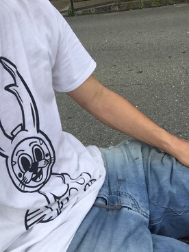 「DORCUS（ドウカス）のアイテム（トップス）」を使った、TATSUYA"VENIX"NOGAMIさん（メンズ・166cm）の夏コーディネート