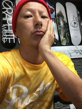 「DORCUS（ドウカス）のアイテム（雑貨/ホビー）」を使った、TATSUYA"VENIX"NOGAMIさん（メンズ・166cm）の夏コーディネート