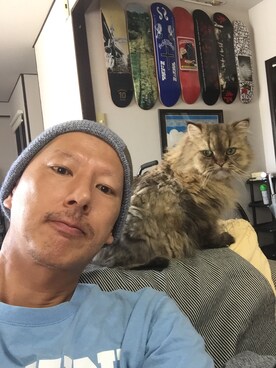 「DORCUS（ドウカス）のアイテム（トップス）」を使った、TATSUYA"VENIX"NOGAMIさん（メンズ・166cm）の秋コーディネート