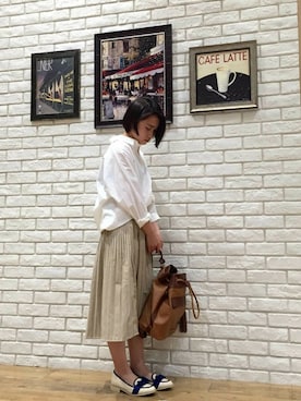 「HVC」｜「アイテム（スカート）」を使った、GRANDGLOBAL和歌山店さん（レディース・151cm）の春コーディネート