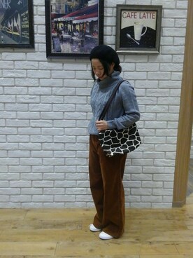 「HVC（エイチブイシー）のアイテム」を使った、GRANDGLOBAL和歌山店さん（レディース・148cm）の秋コーディネート