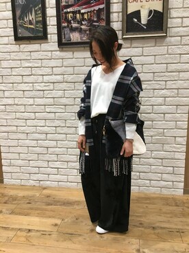 「HVC（エイチブイシー）のアイテム」を使った、GRANDGLOBAL和歌山店さん（レディース・148cm）の秋コーディネート