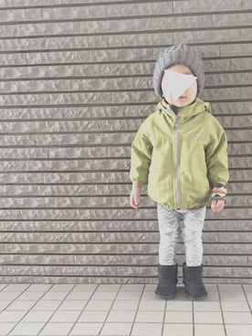 「no brand（ノーブランド）のアイテム（その他シューズ）」を使った、a®︎taaさん（キッズ・90cm）の春コーディネート