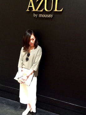 「スカーチョ」｜tsukino adachiさん（レディース・160cm）の春コーディネート