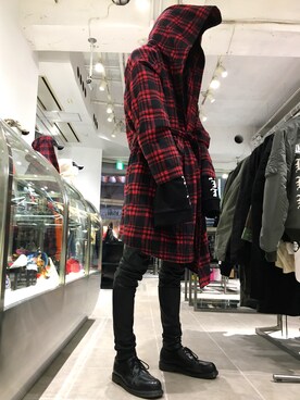 「DANKE SCHON（ダンケシェーン）のアイテム（その他アウター）」を使った、Junya  Awajiさん（メンズ・184cm）の冬コーディネート