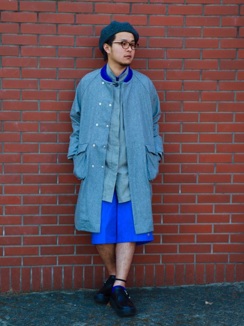 Y-3のハンチング/ベレー帽を使った人気ファッション