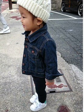 「kids case（キッズ ケース）のアイテム」を使った、RiRiKaさん（キッズ・80cm）の秋コーディネート