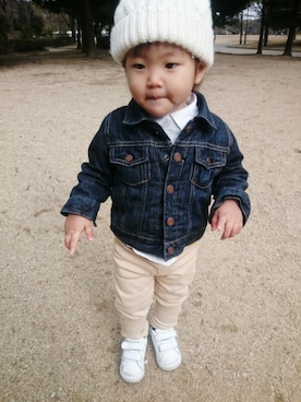 RiRiKaさん（キッズ・80cm）の冬コーディネート