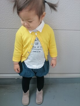 RiRiKaさん（キッズ・80cm）の春コーディネート