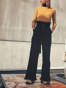 「EMODA（エモダ）のアイテム（チョーカー）」を使った、꧁ばら꧂🖇さん（レディース・164cm）の秋コーディネート