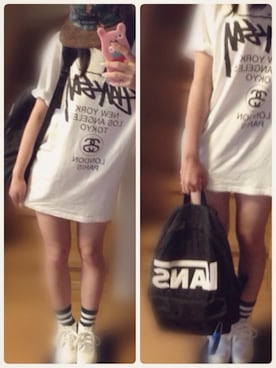 sakura ♥︎⍤⃝さん（レディース・159cm）の夏コーディネート