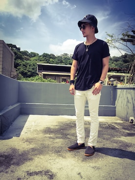 彭博劭さん（メンズ・175cm）の夏コーディネート