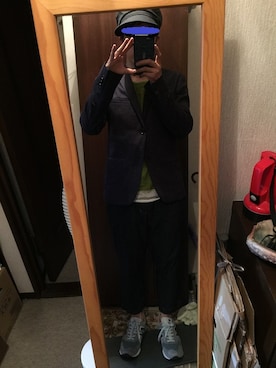 「ゆるく」｜さくさくさん（メンズ・169cm）の春コーディネート