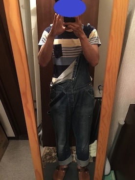 「UNITED ARROWS（ユナイテッドアローズ）のアイテム（オールインワン・サロペット）」を使った、さくさくさん（メンズ・169cm）の夏コーディネート